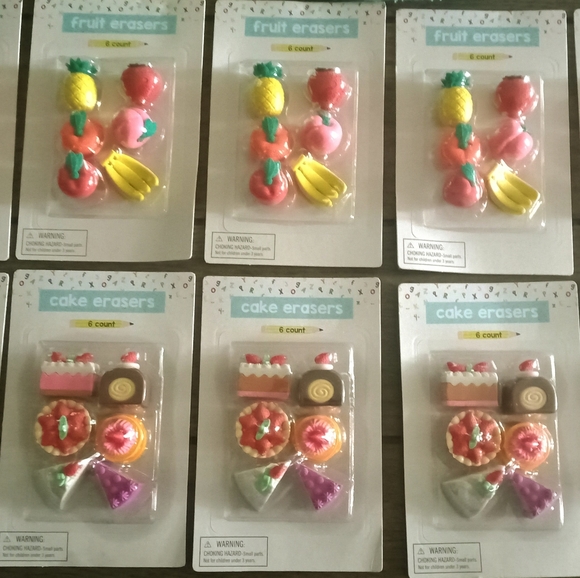 Huge Lot of Food Erasers - Picture 2 of 4